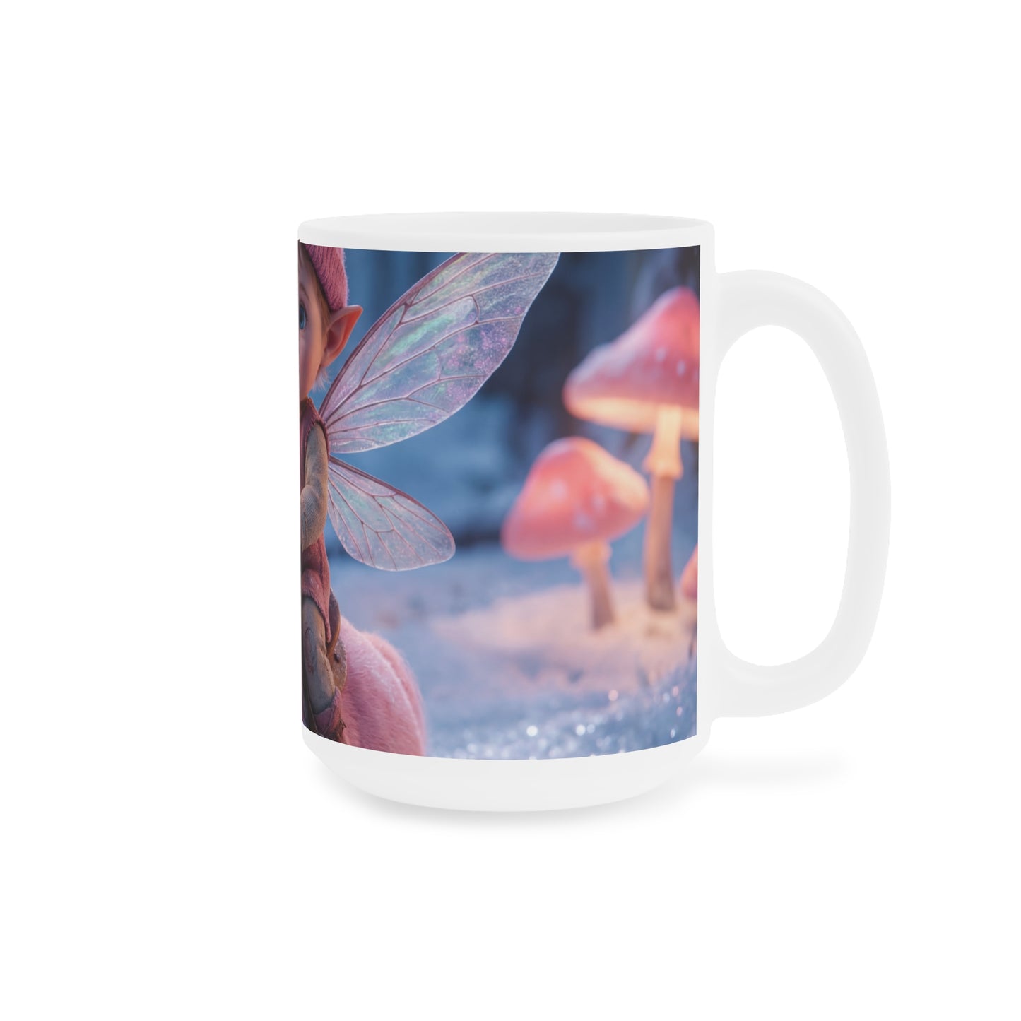 Snow Unicorn Rider Ceramic Mugs (11oz\15oz\20oz) – Winter Faerie’s Quiet Ride