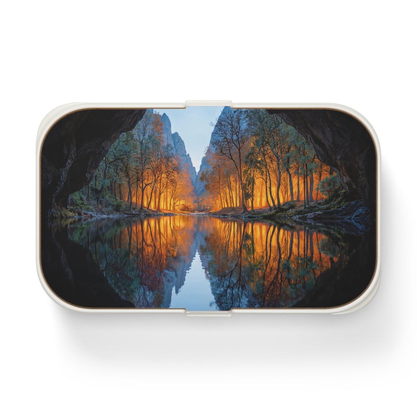 Gilded Forest Cave Bento Lunch Box – Mirror Lake Awakening