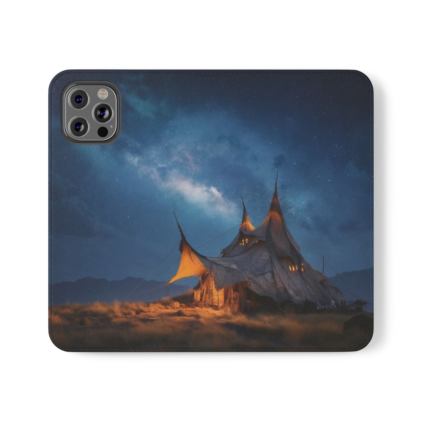 Stardust Nomad Tent Flip Cases – Milky Way Caravan Canvas