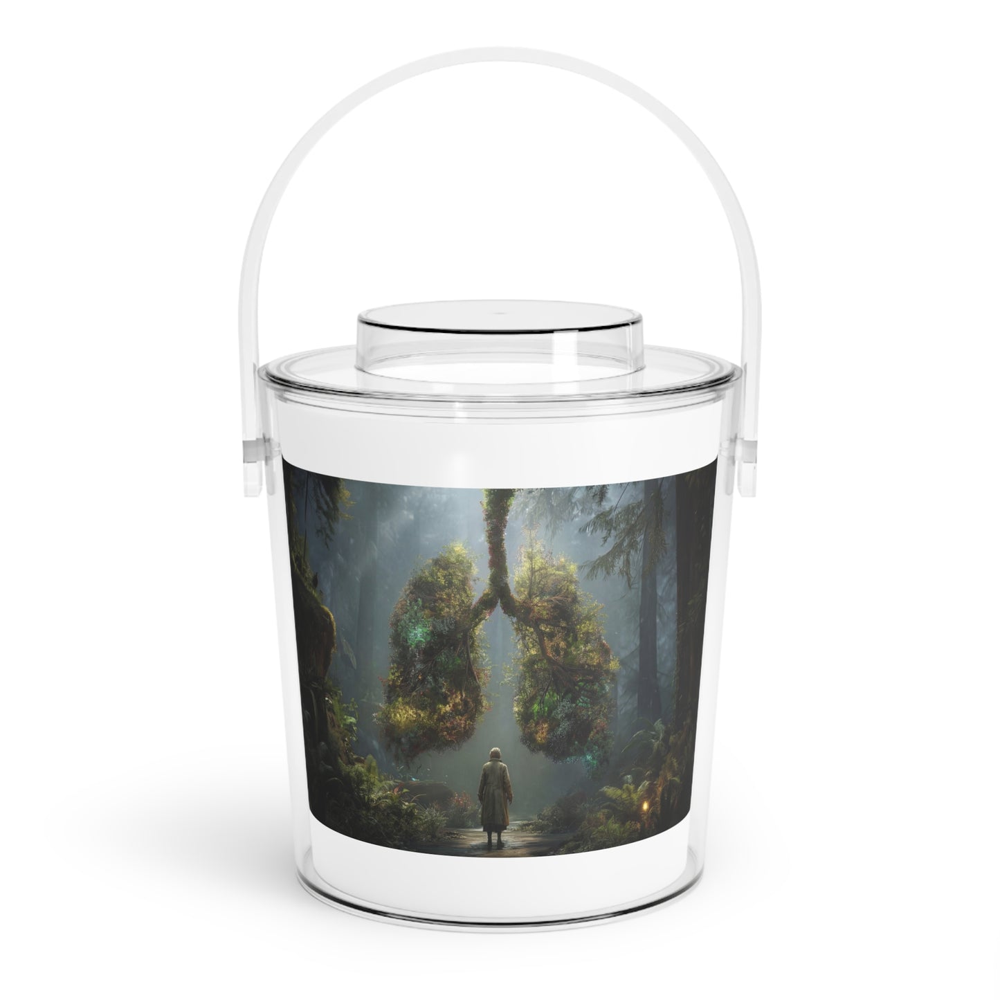 Lungs of the Earth Ice Bucket with Tongs – Sacred Grove of Breath
