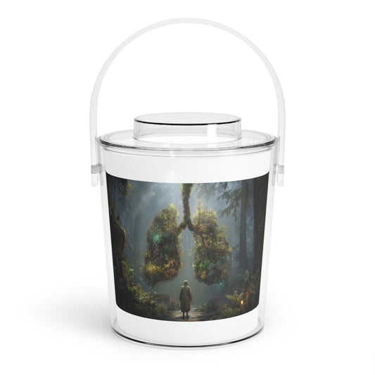 Lungs of the Earth Ice Bucket with Tongs – Sacred Grove of Breath