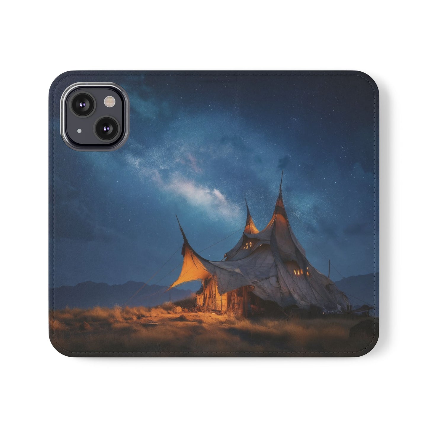 Stardust Nomad Tent Flip Cases – Milky Way Caravan Canvas