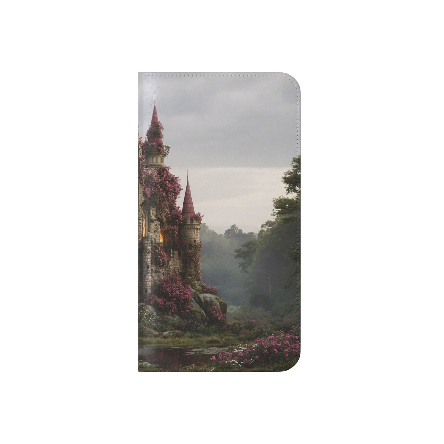 Blossom Spire Flip Cases – Pink Ivy Gothic Castle Cover