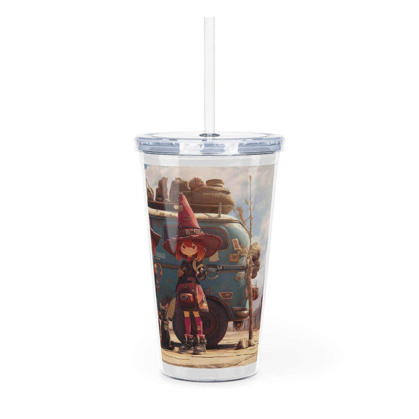 Witch Trio Roadtrip Tumbler with Straw – Dusty Desert Spellbound