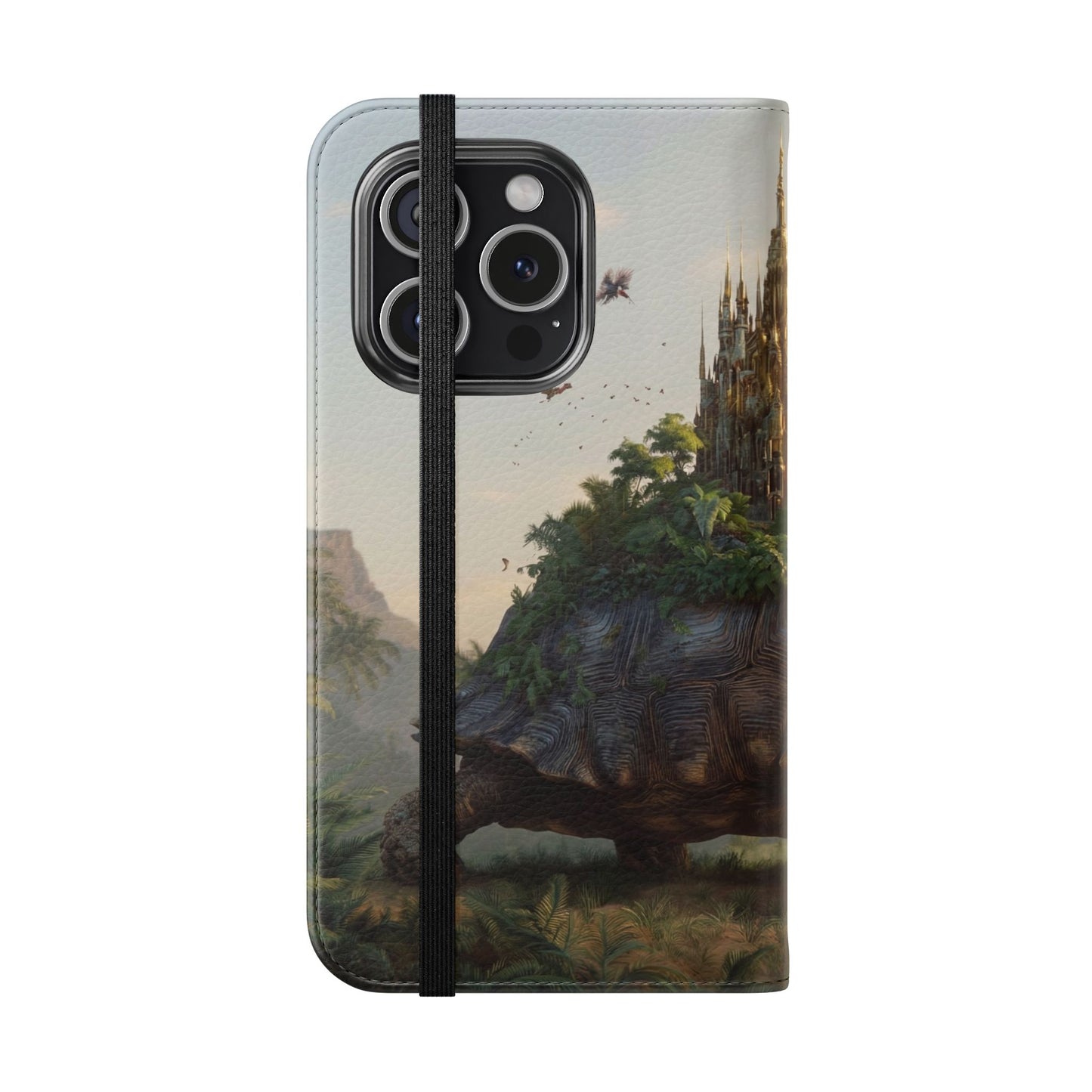 Castle Turtle Flip Cases – Golden Spire Jungle Guardian