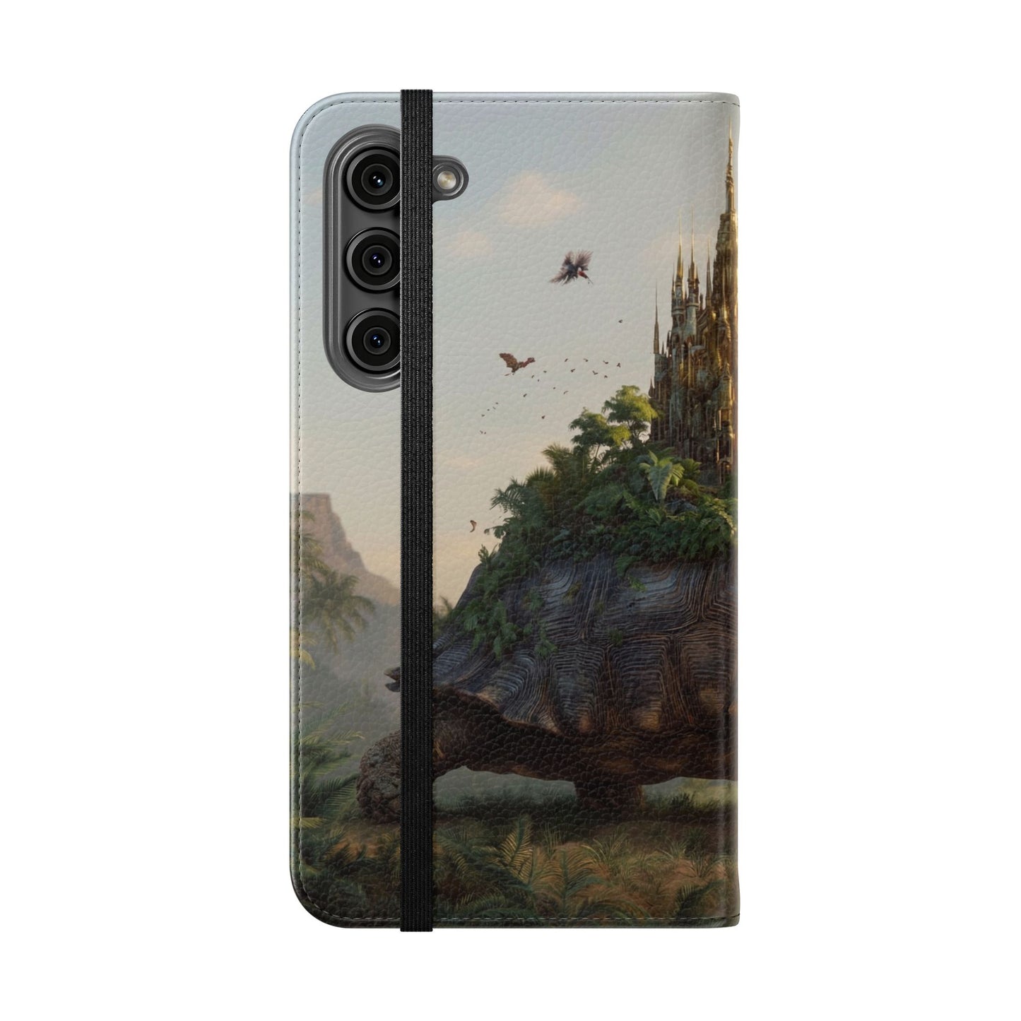 Castle Turtle Flip Cases – Golden Spire Jungle Guardian