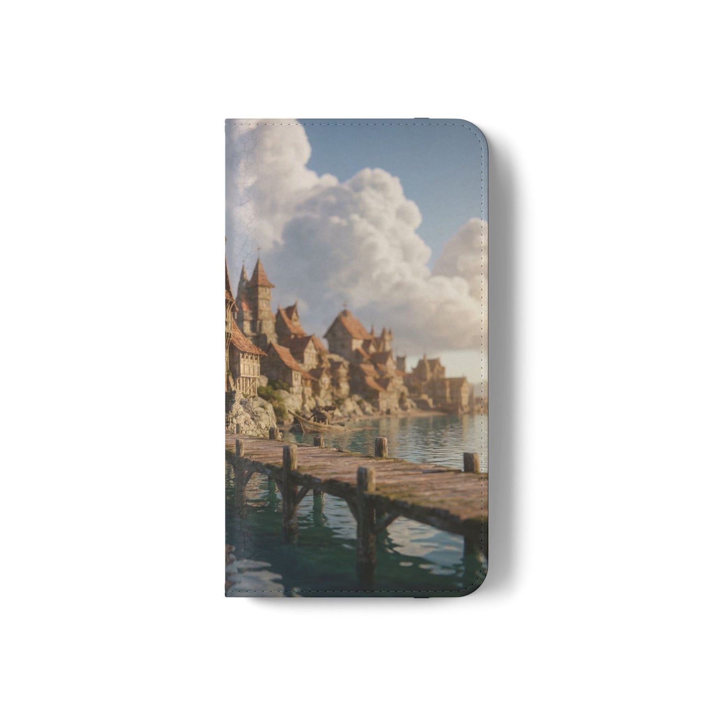 Cobblestone Harbor Flip Cases – Timber Town Seaside Walkway
