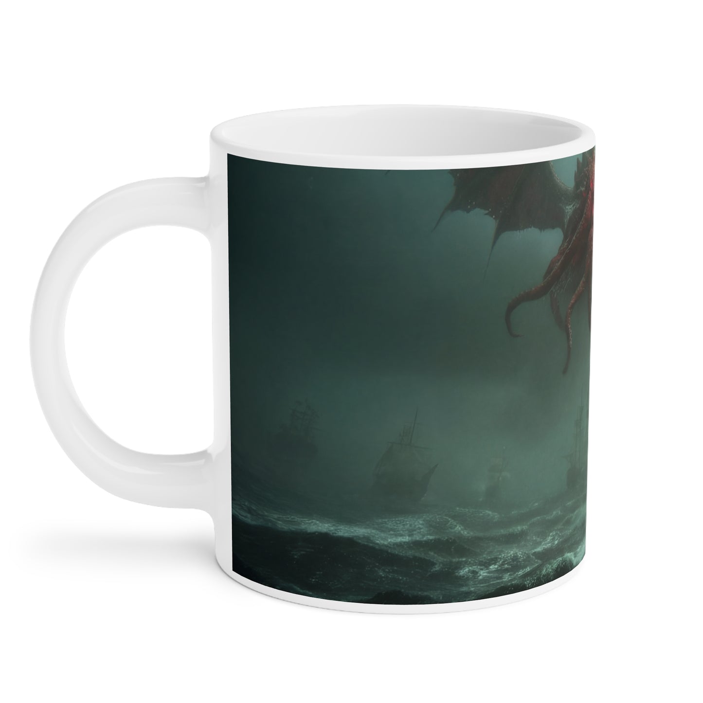 Leviathan’s Roar Ceramic Mugs (11oz\15oz\20oz) – Storm-Swept Ocean Horror