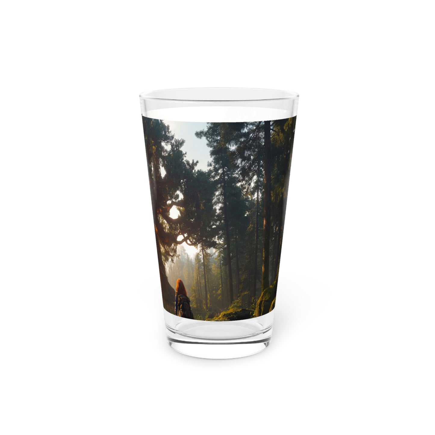 Ancient Treehouse Pint Glass, 16oz – Sunlit Grove Portal