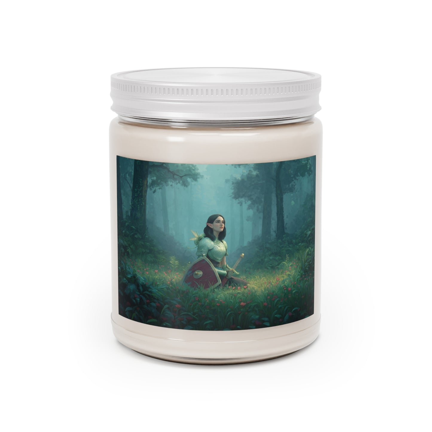 Forest Sentinel Scented Soy Candles with White Lid, 9oz – Mossy Grove Refuge
