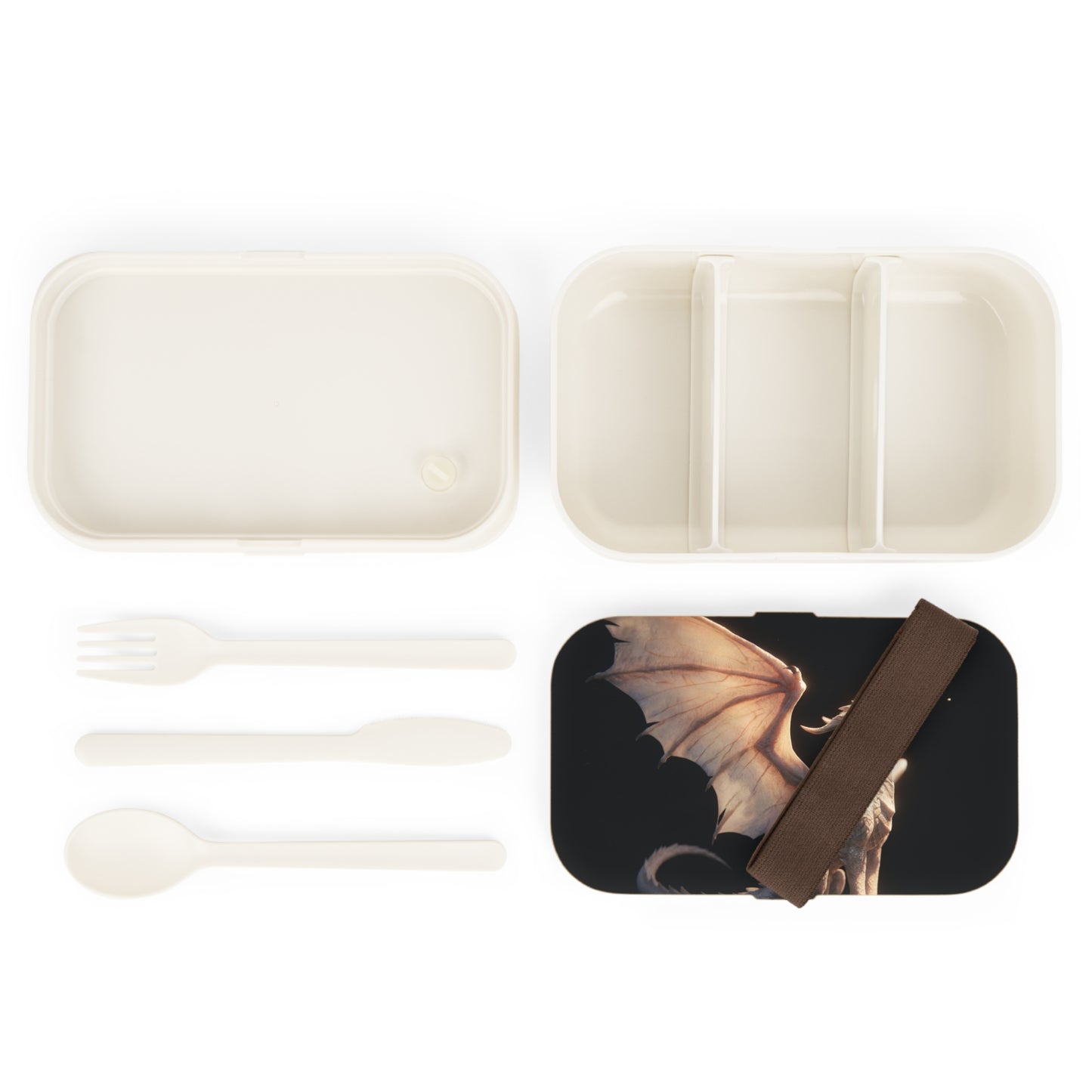 Gentle Dragon with Butterfly Bento Lunch Box – Whisper of Twilight Wings