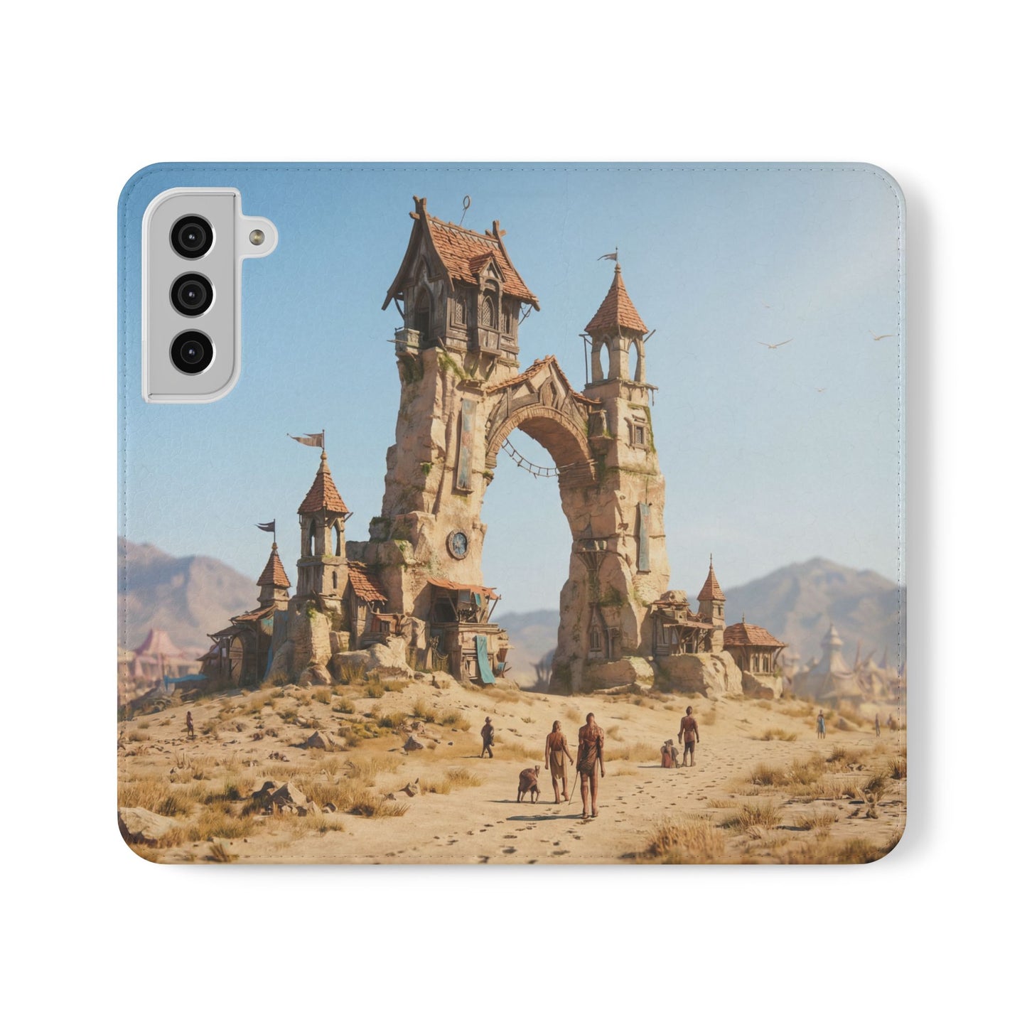 Desert Sentinel Gate Flip Cases – Weathered Archway Journey
