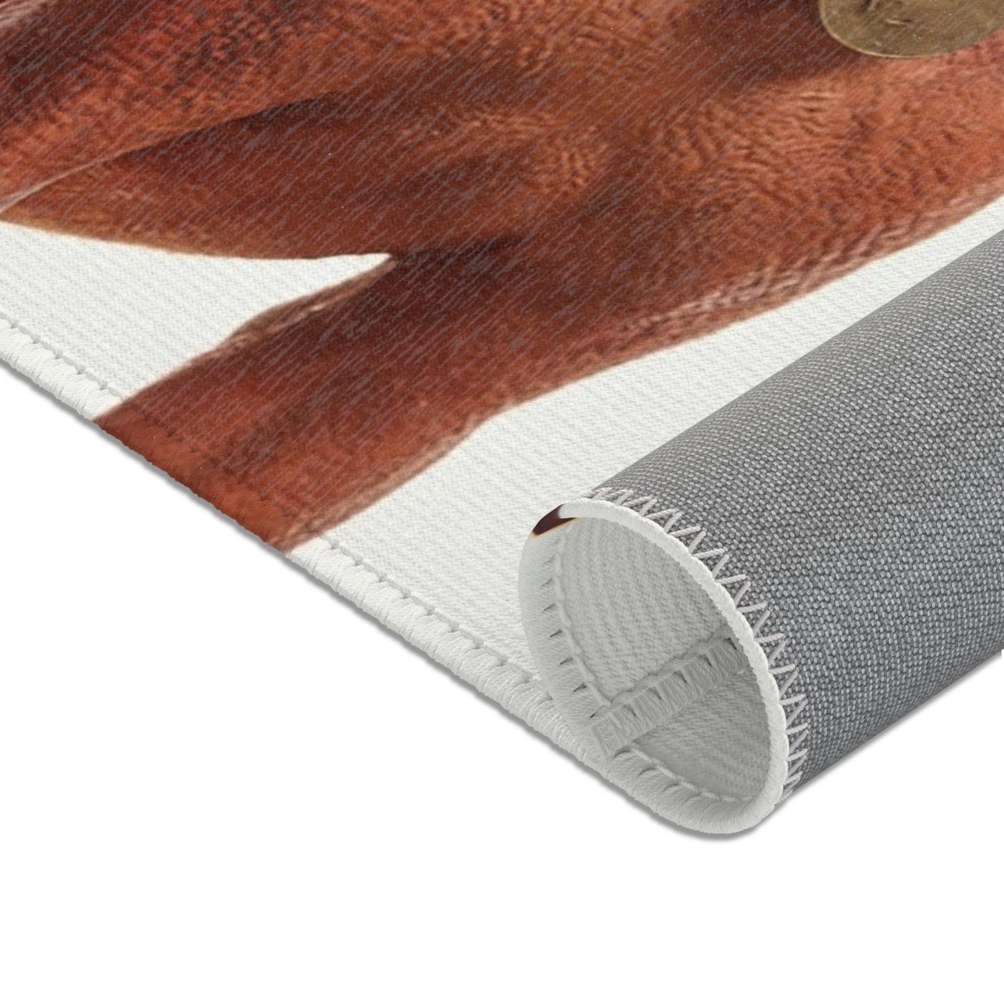 Winged Hound Area Rug – Amber Glow Guardian