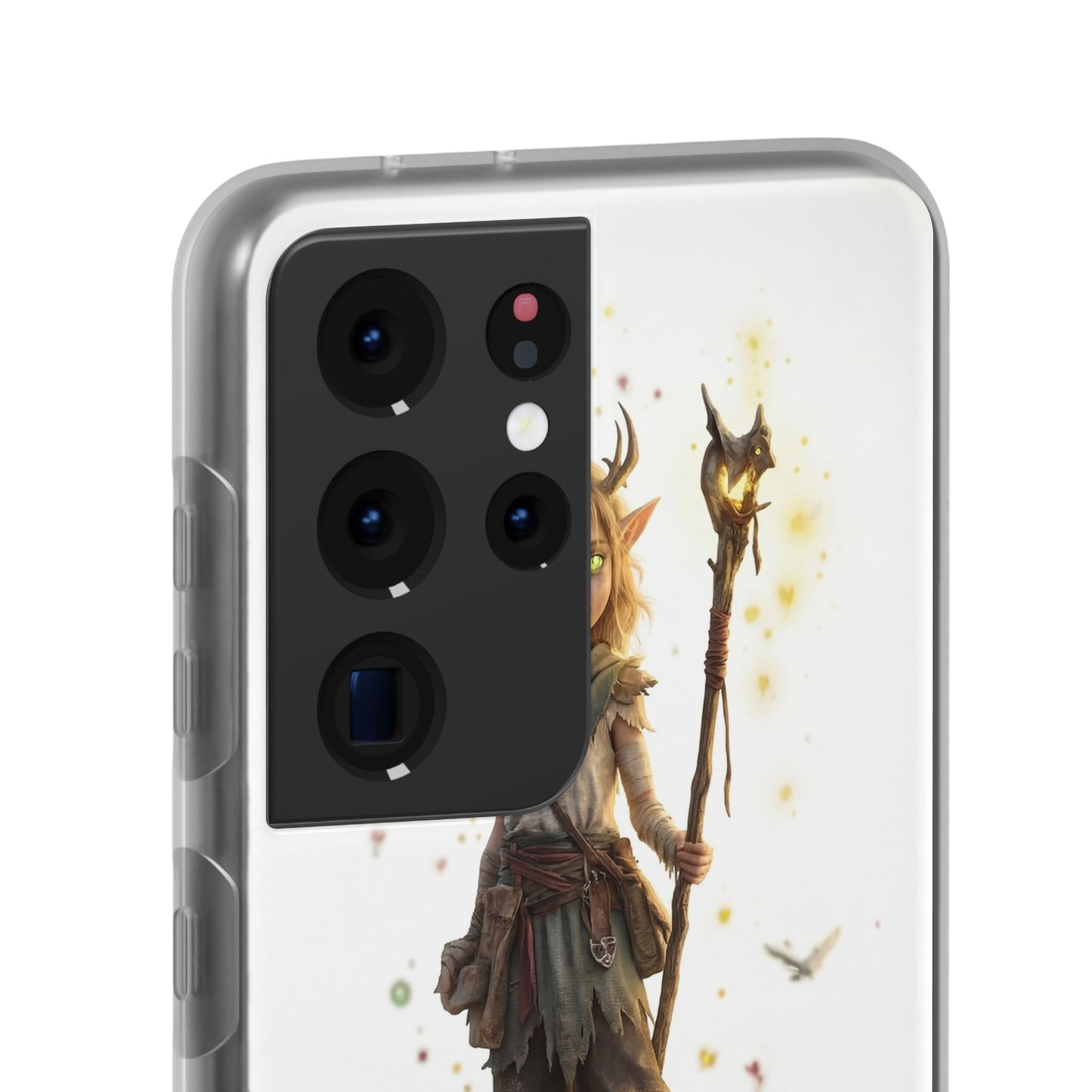 Forest Sentinel Flexi Cases – Luminescent Deerhorn Guardian