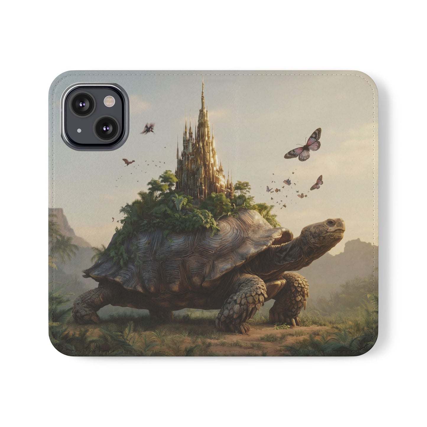 Castle Turtle Flip Cases – Golden Spire Jungle Guardian