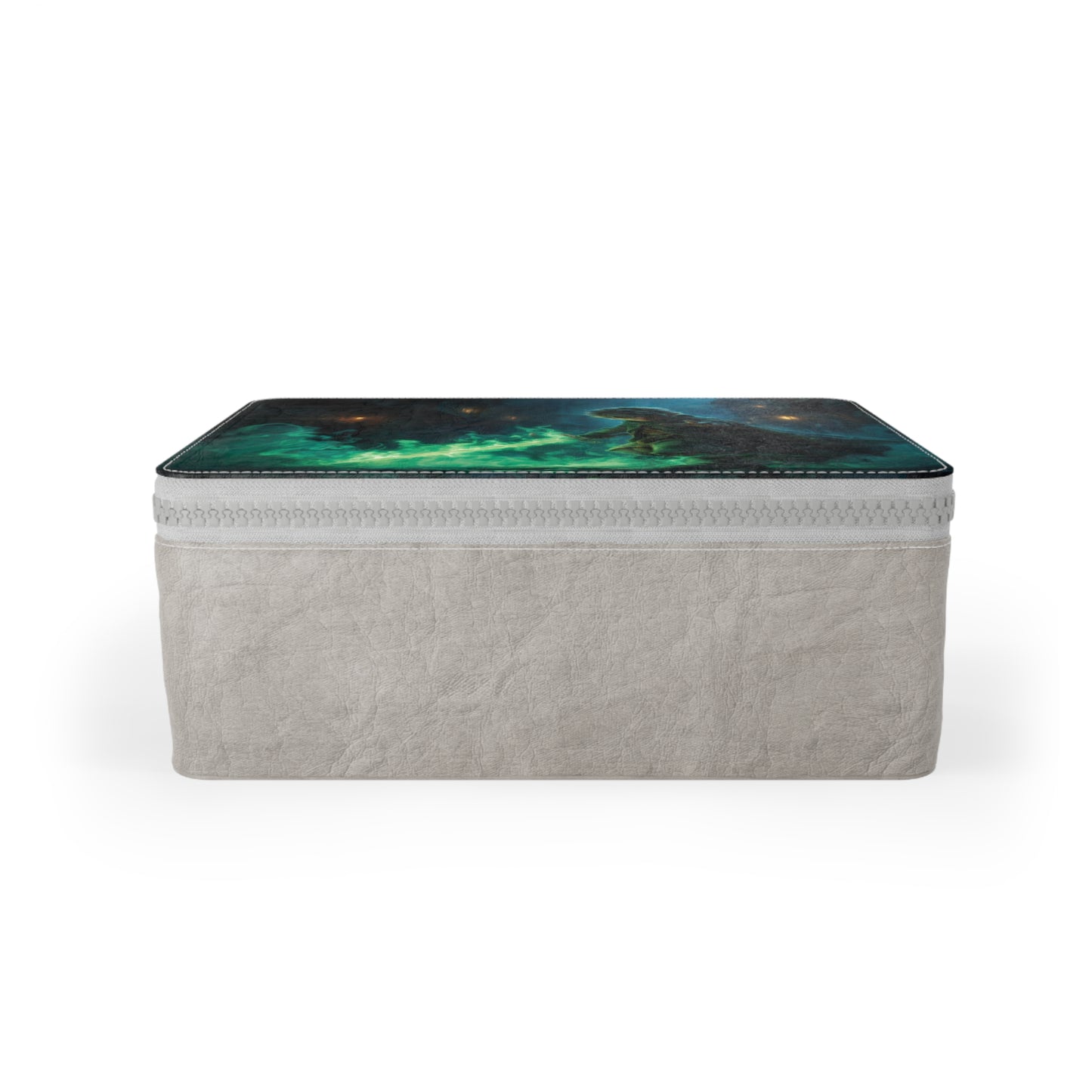 Green Flame Sword Knight Paper Lunch Bag – Misty Alley Guardian Scene