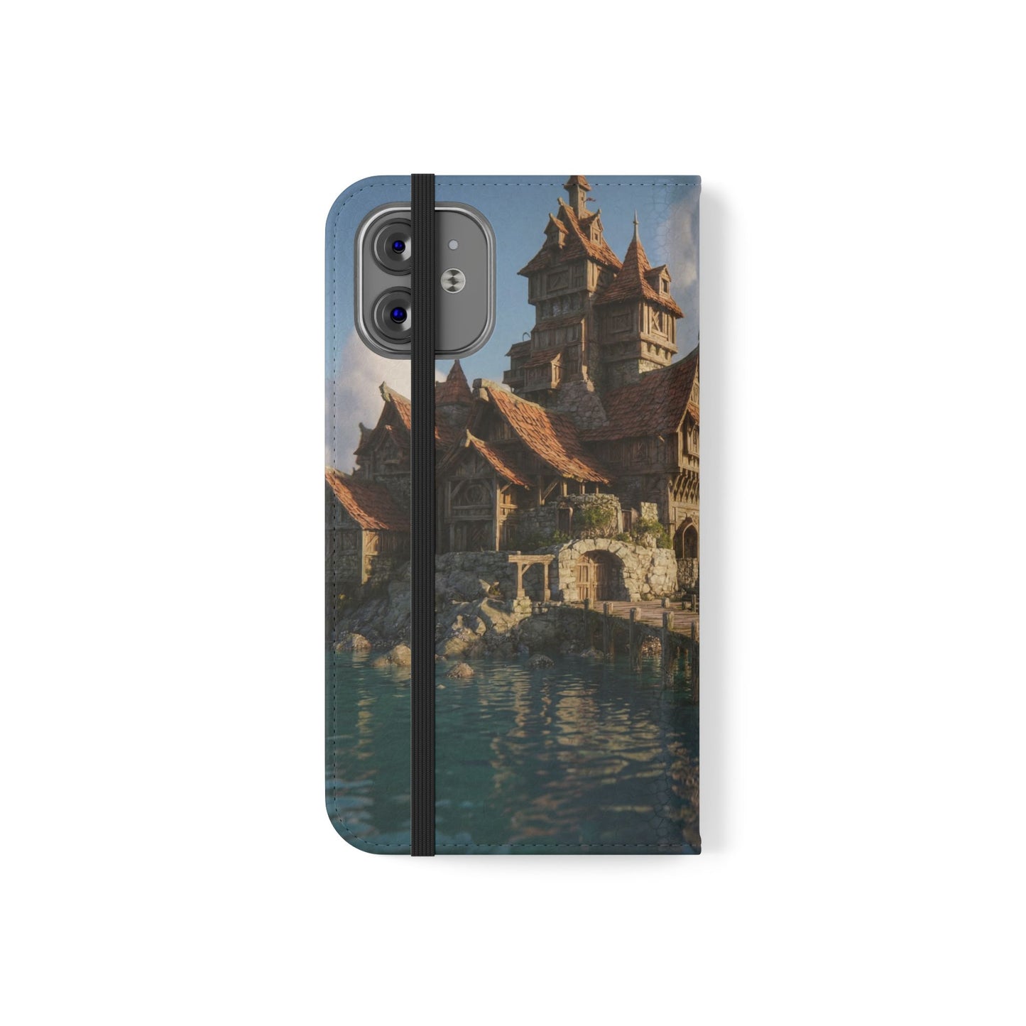 Cobblestone Harbor Flip Cases – Timber Town Seaside Walkway