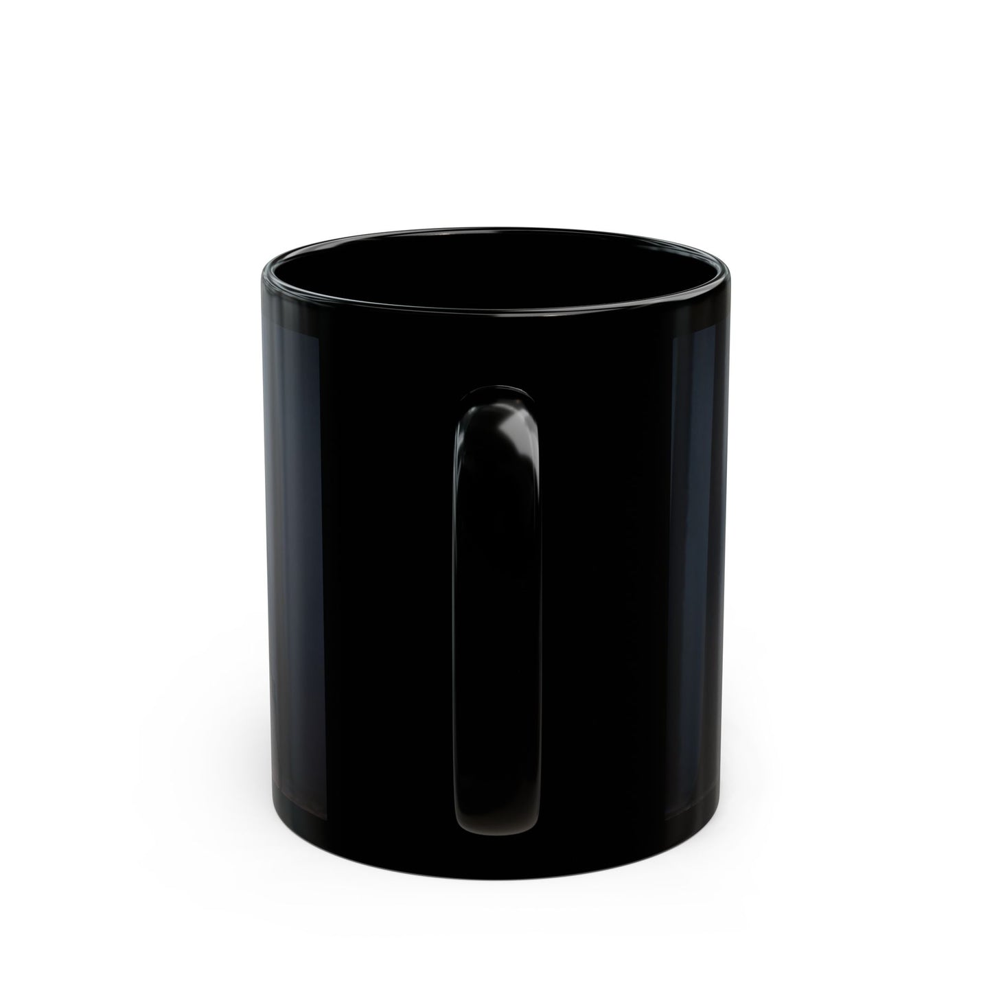 Clockwork Stag Black Mug – Luminescent Forest Mechanism
