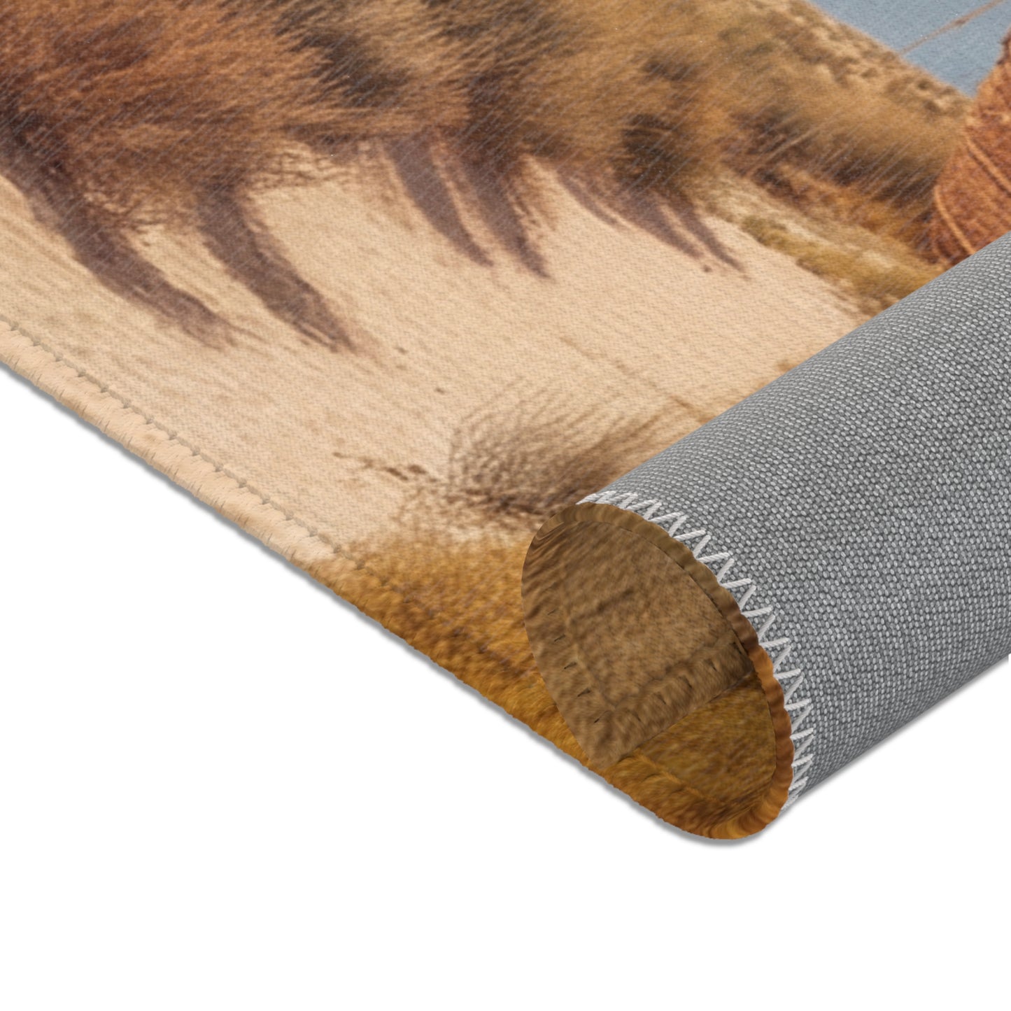 Desert Shipwreck Area Rug – Sun-Drenched Salvage Dreamscape