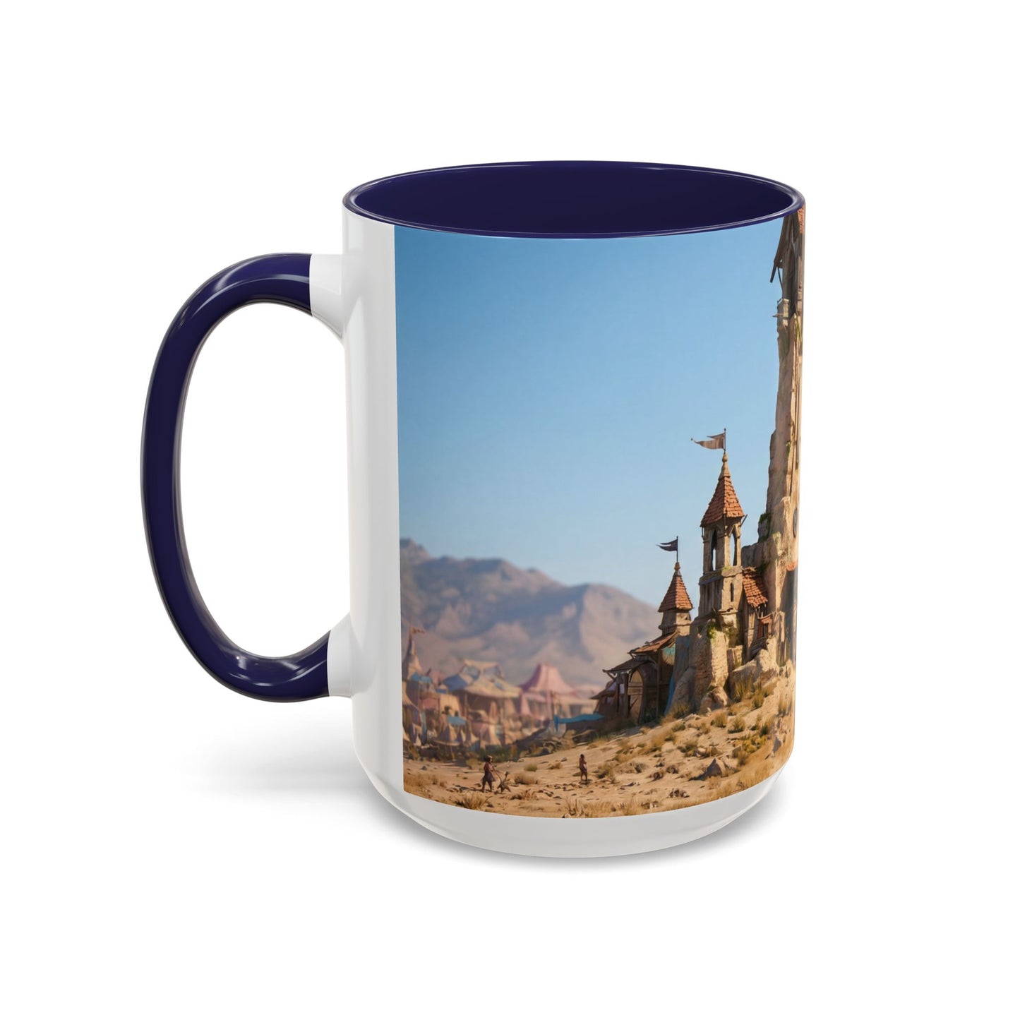 Desert Sentinel Archway Accent Coffee Mug (11, 15oz) – Sun-Scorched Cityscape