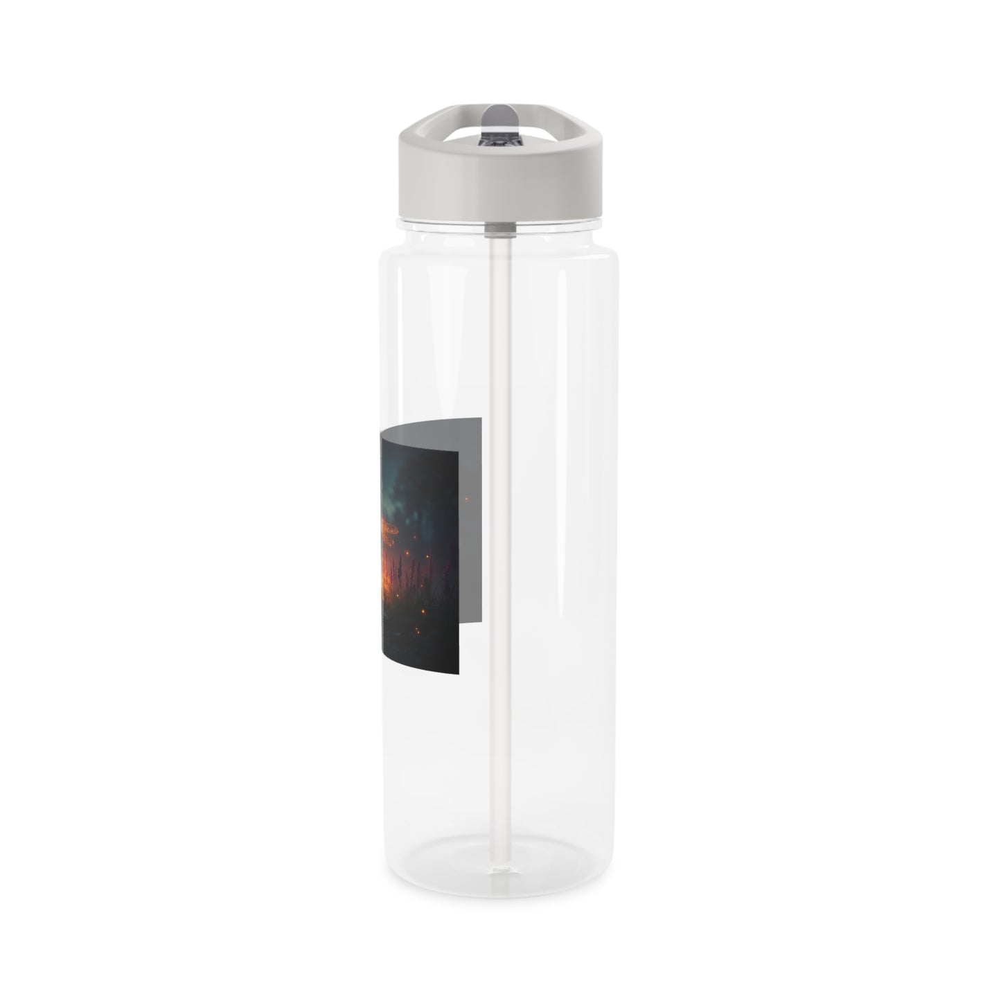 Sparkling Dragonfly Tritan Water Bottle – Golden Twilight Meadow Guardian