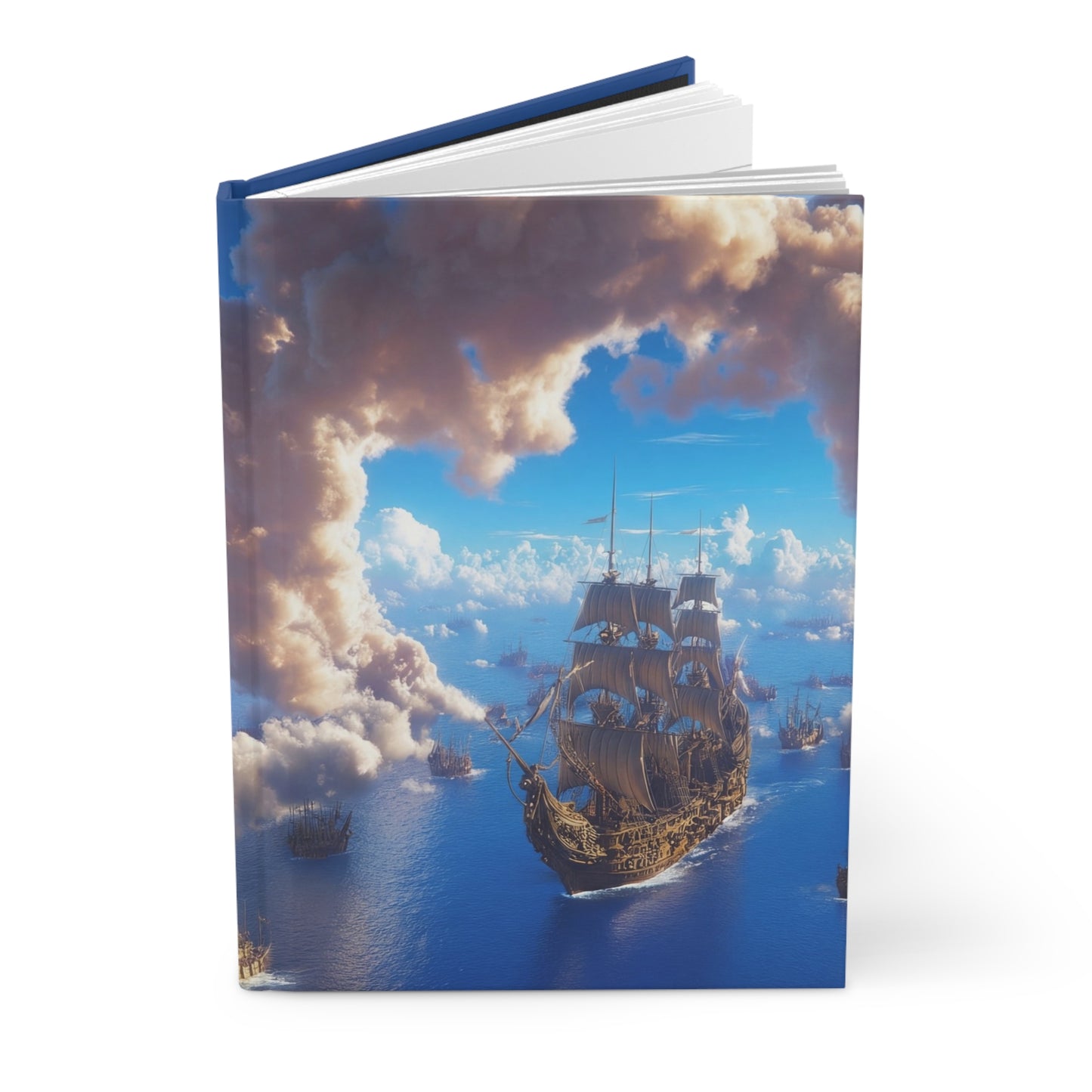 Skyborne Fleet Hardcover Journal Matte – Celestial Ocean Voyage