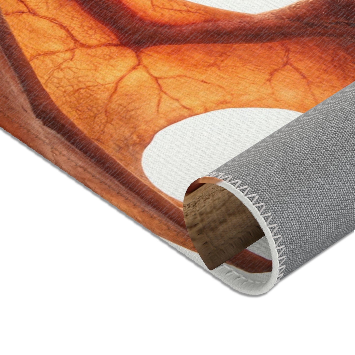 Winged Hound Area Rug – Amber Glow Guardian