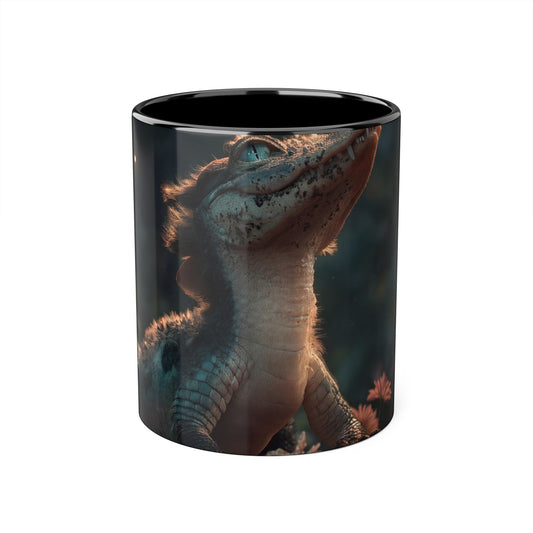 Butterfly Sentinel Accent Mugs, 11oz – Gentle Guardian in Twilight Glow