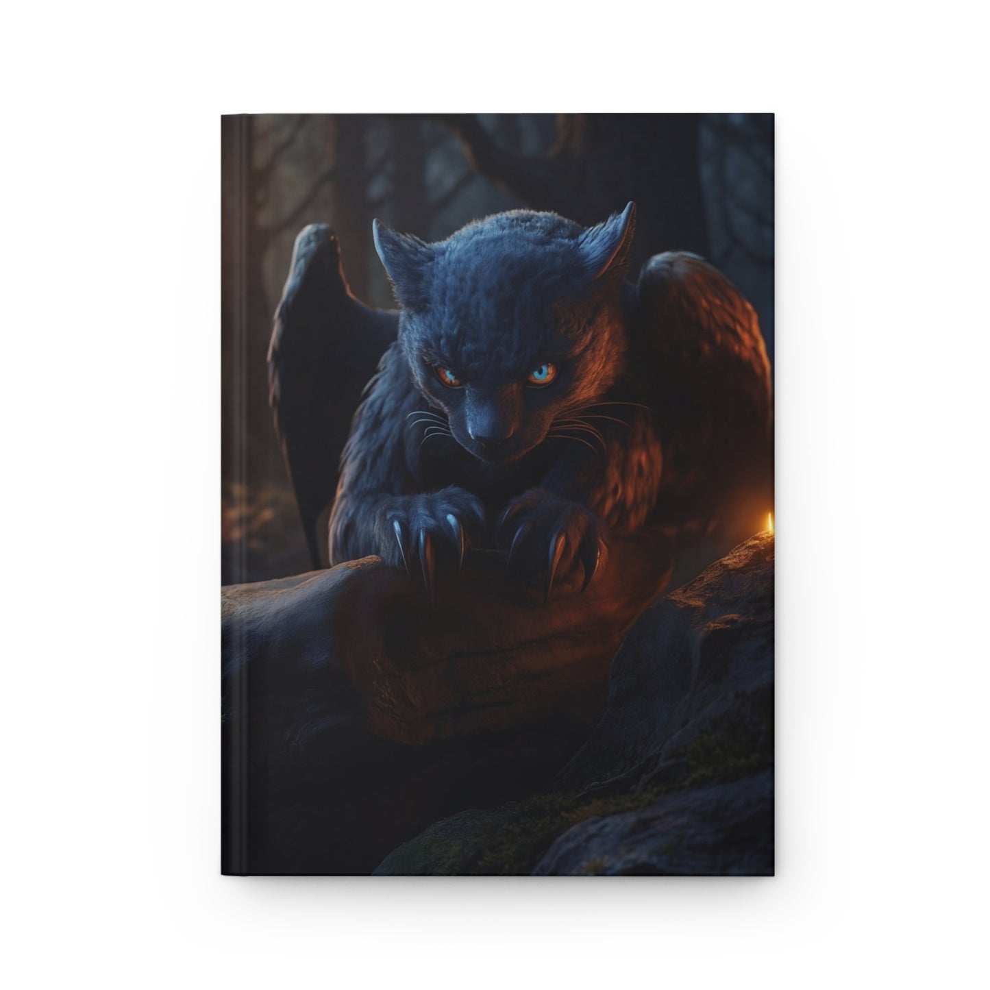 Shadow Panther Guardian Hardcover Journal Matte – Twilight Forest Watcher