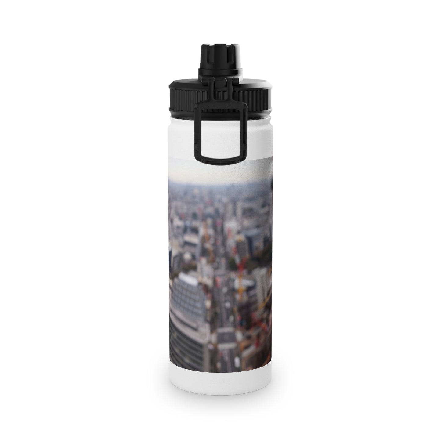 Rusty Heart Weight Bottle – Suspended Over Concrete Skies
