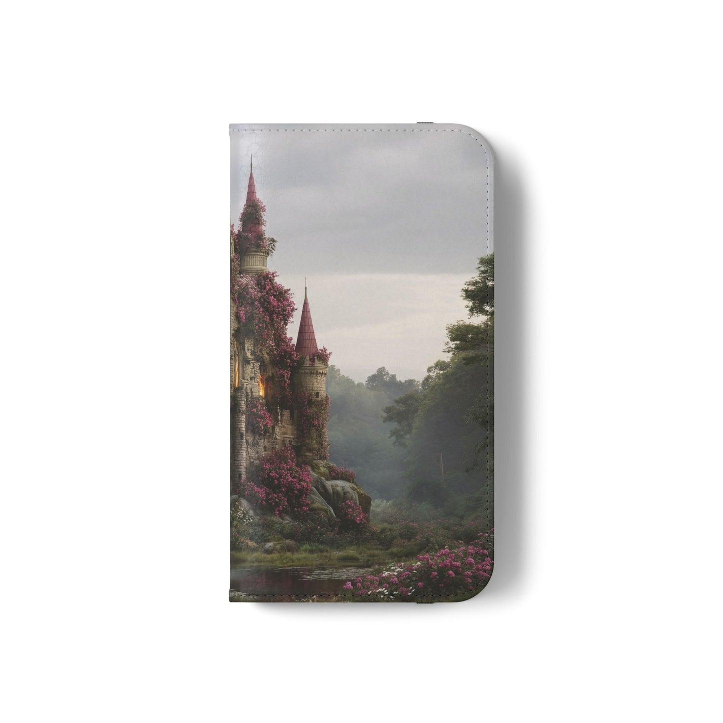 Blossom Spire Flip Cases – Pink Ivy Gothic Castle Cover
