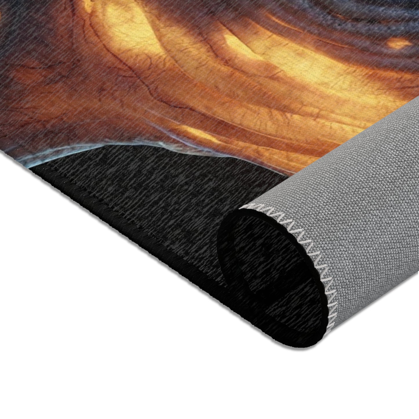 Whalesong Sanctuary Area Rug – Bioluminescent City on a Whale’s Back