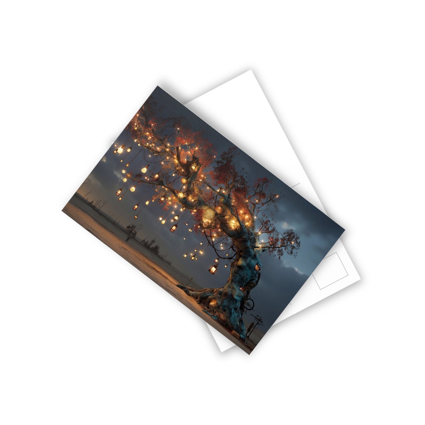 Lantern Grove Postcards (10pcs) – Twilight Sentinel Tree