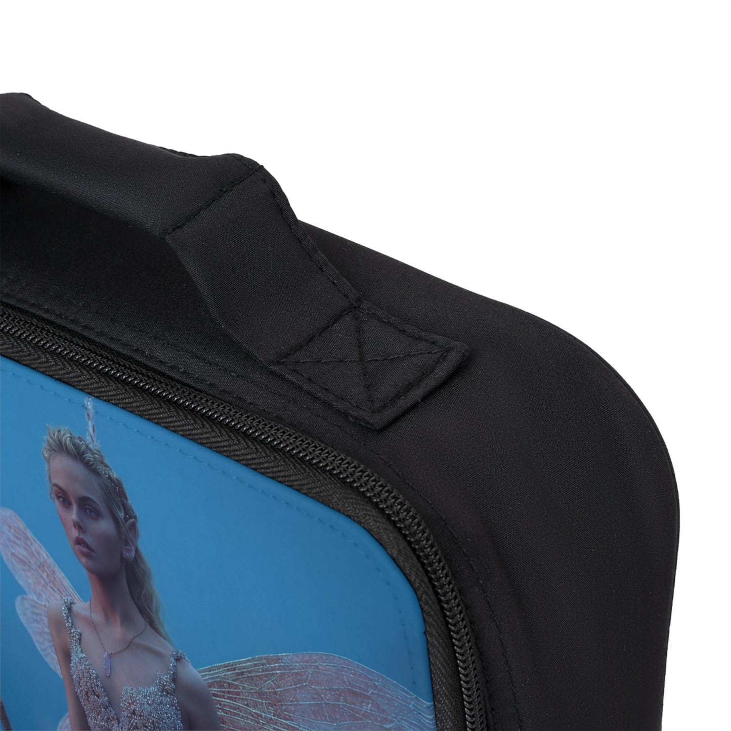 Sapphire Sentinel Lunch Bag – Guardian Fairy in Twilight Mist