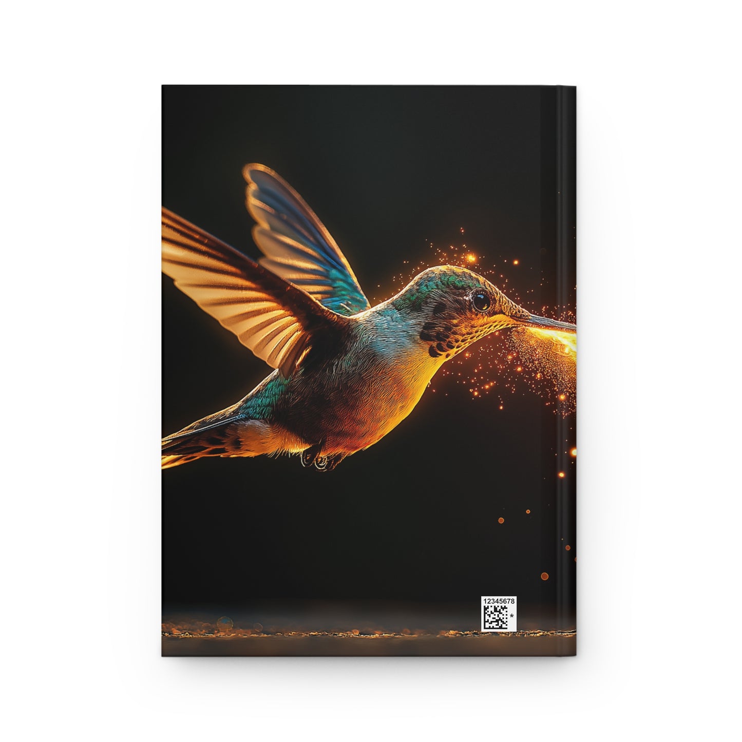 Firebird Hummingbird Hardcover Journal Matte – Wings of Golden Ember