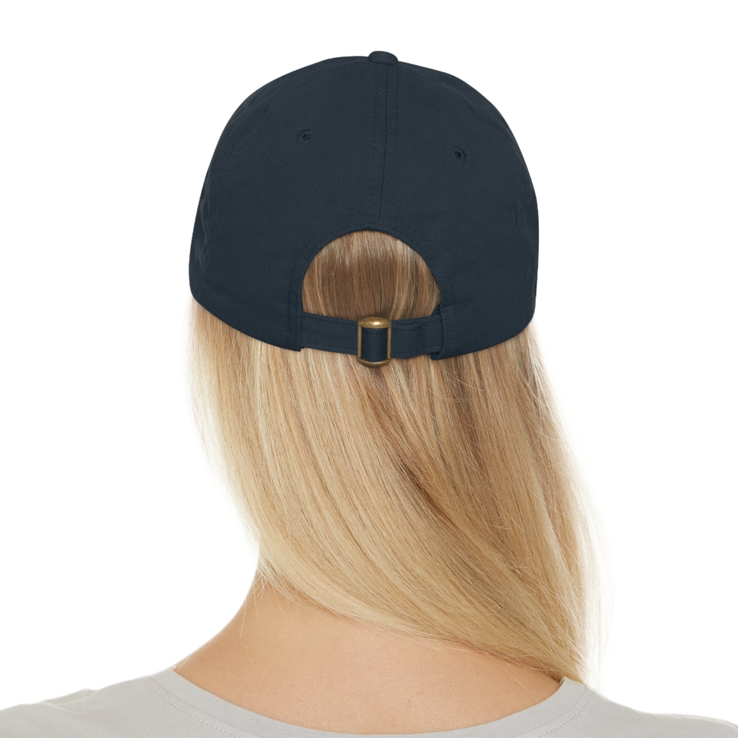 tshirt design, nine-tailed fox - Dad Hat with Leather Patch (Round)