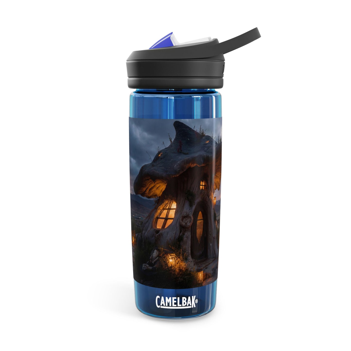 Twilight Mushroom Cottage CamelBak Eddy® Water Bottle, 20oz\25oz – Warm Light in the Wild