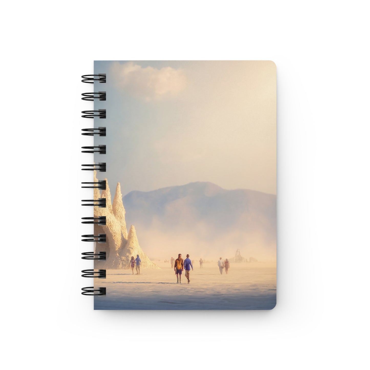 Desert Castle Spiral Bound Journal – Sunlit Sandstone Gateway