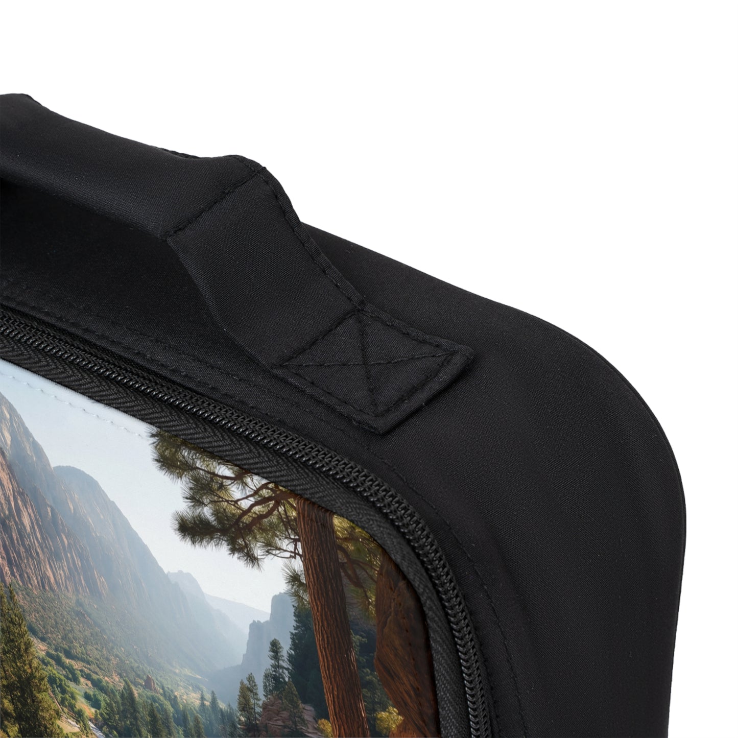 Canyon River Vista Lunch Bag – Sunlit Stone Frame to Serene Waters