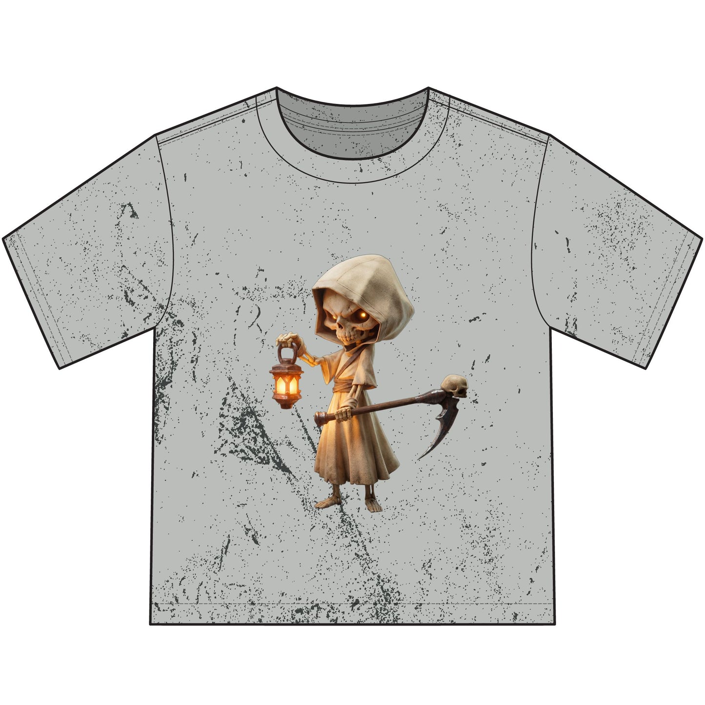 Lantern Sentinel Heavyweight Color Blast Youth T-Shirt – Soft-Hooded Grim Reaper Guardian