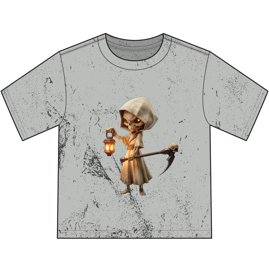 Lantern Sentinel Heavyweight Color Blast Youth T-Shirt – Soft-Hooded Grim Reaper Guardian