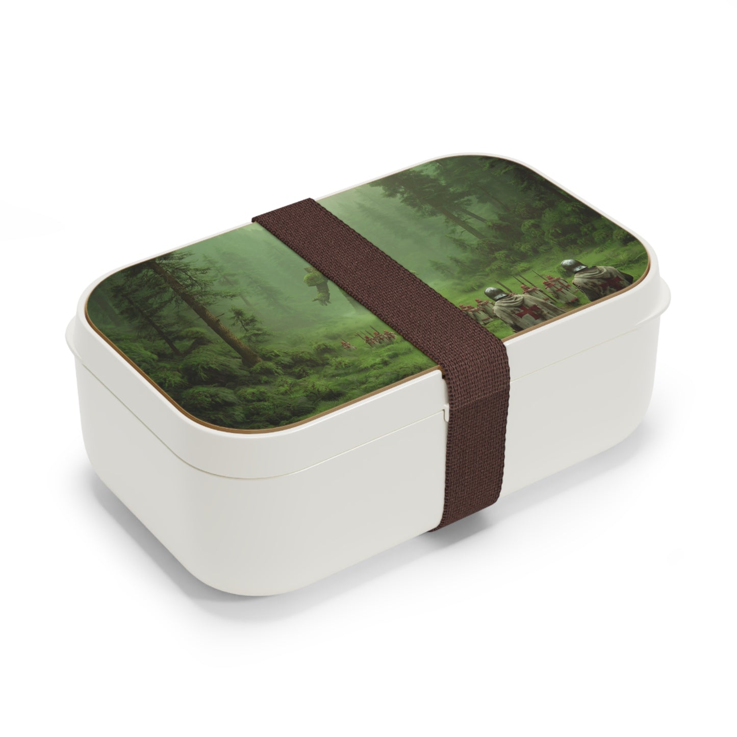 Moss-Covered War Machine Bento Lunch Box – Forest Encounter with a Living Colossus