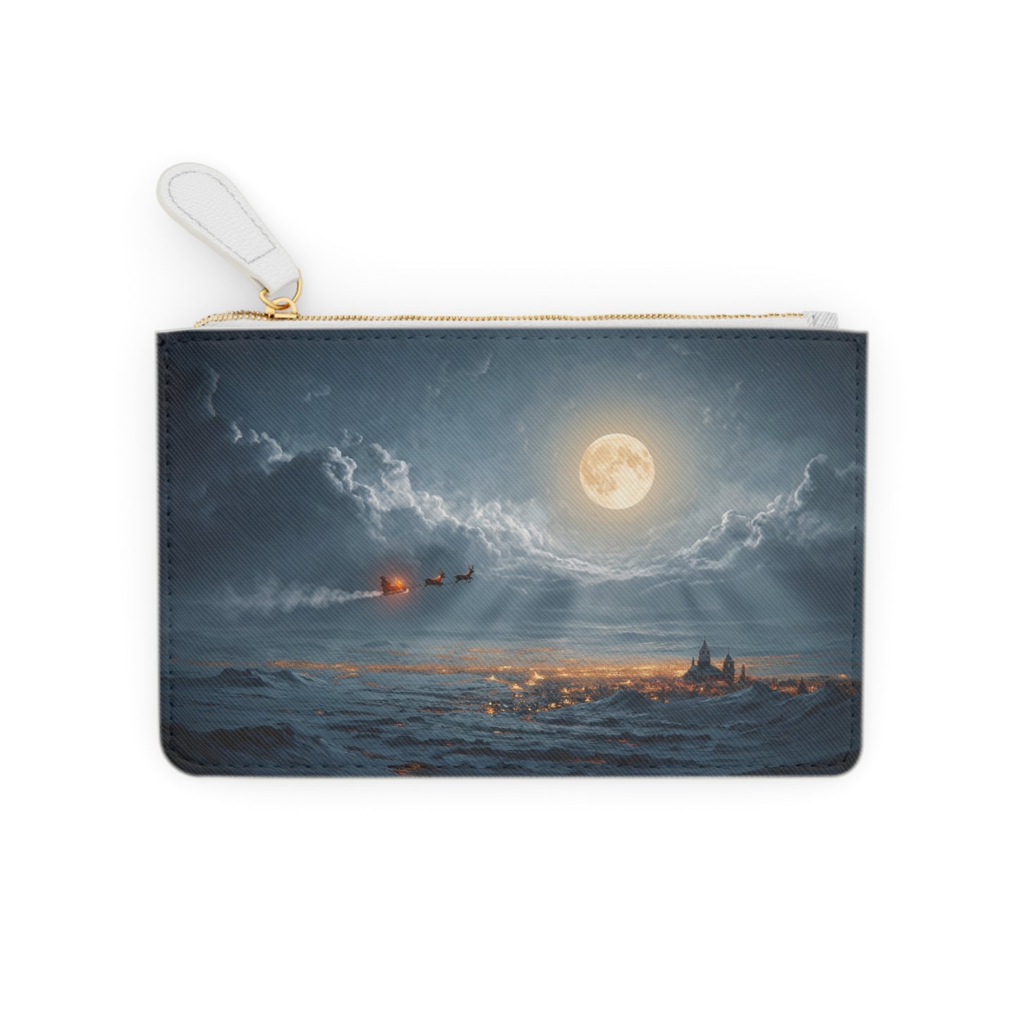 Moonlit Sleigh Ride Mini Clutch Bag – Whispers of Winter’s Journey