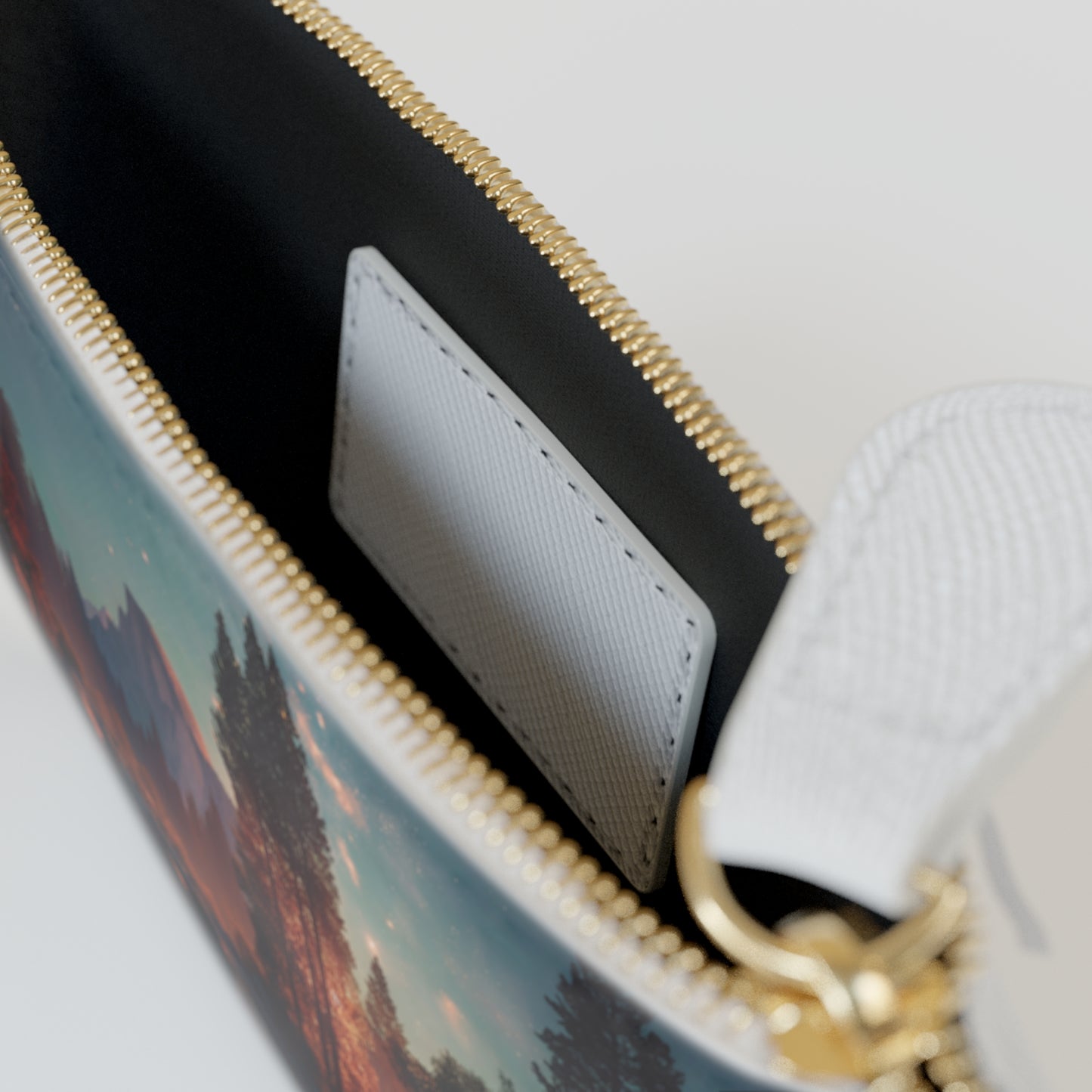 Starlit Half Dome Mini Clutch Bag – Mirror Lake Twilight