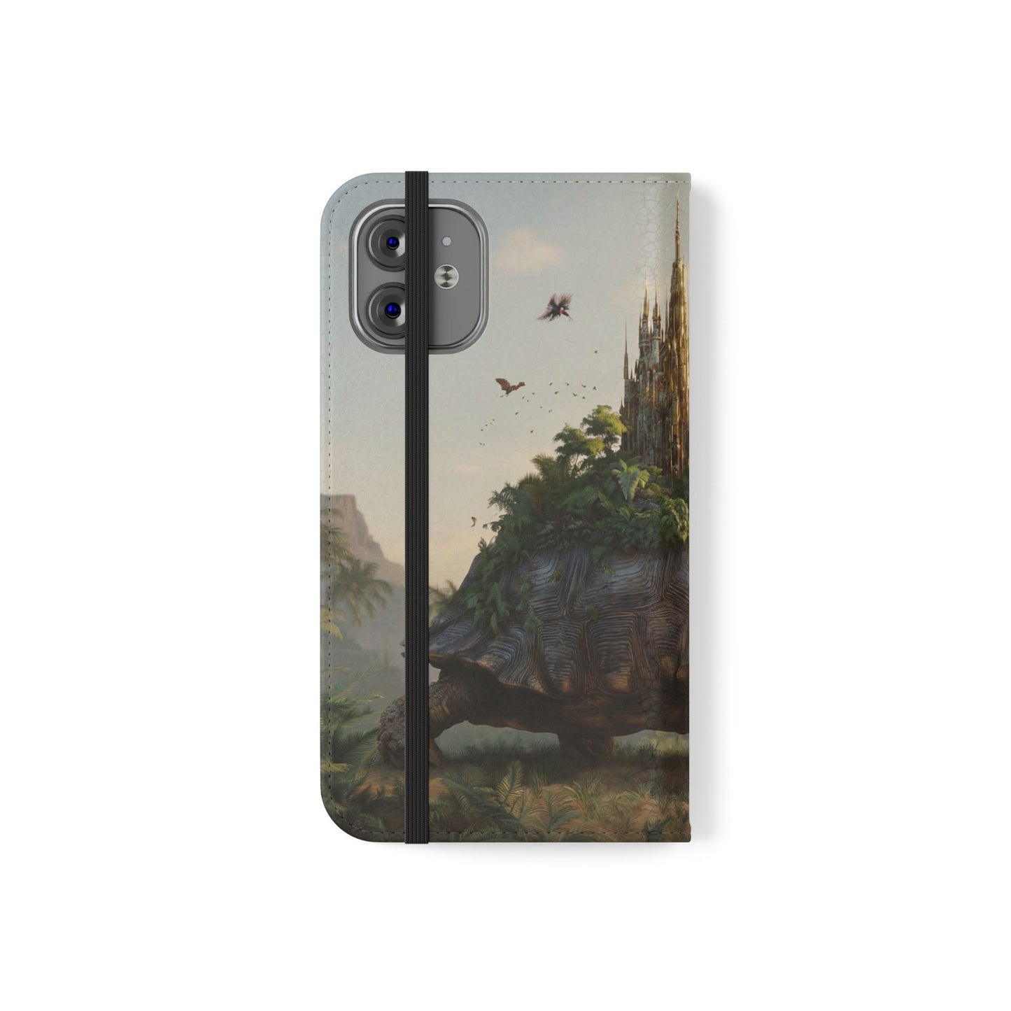 Castle Turtle Flip Cases – Golden Spire Jungle Guardian