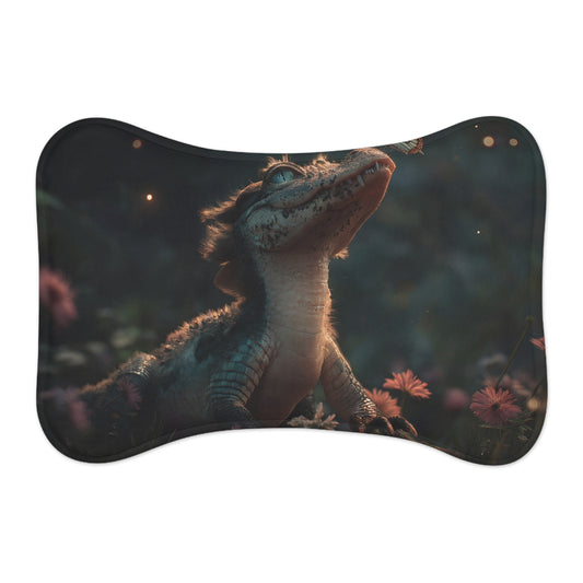 Baby Croc Butterfly Pet Feeding Mats – Tender Garden Encounter Scene