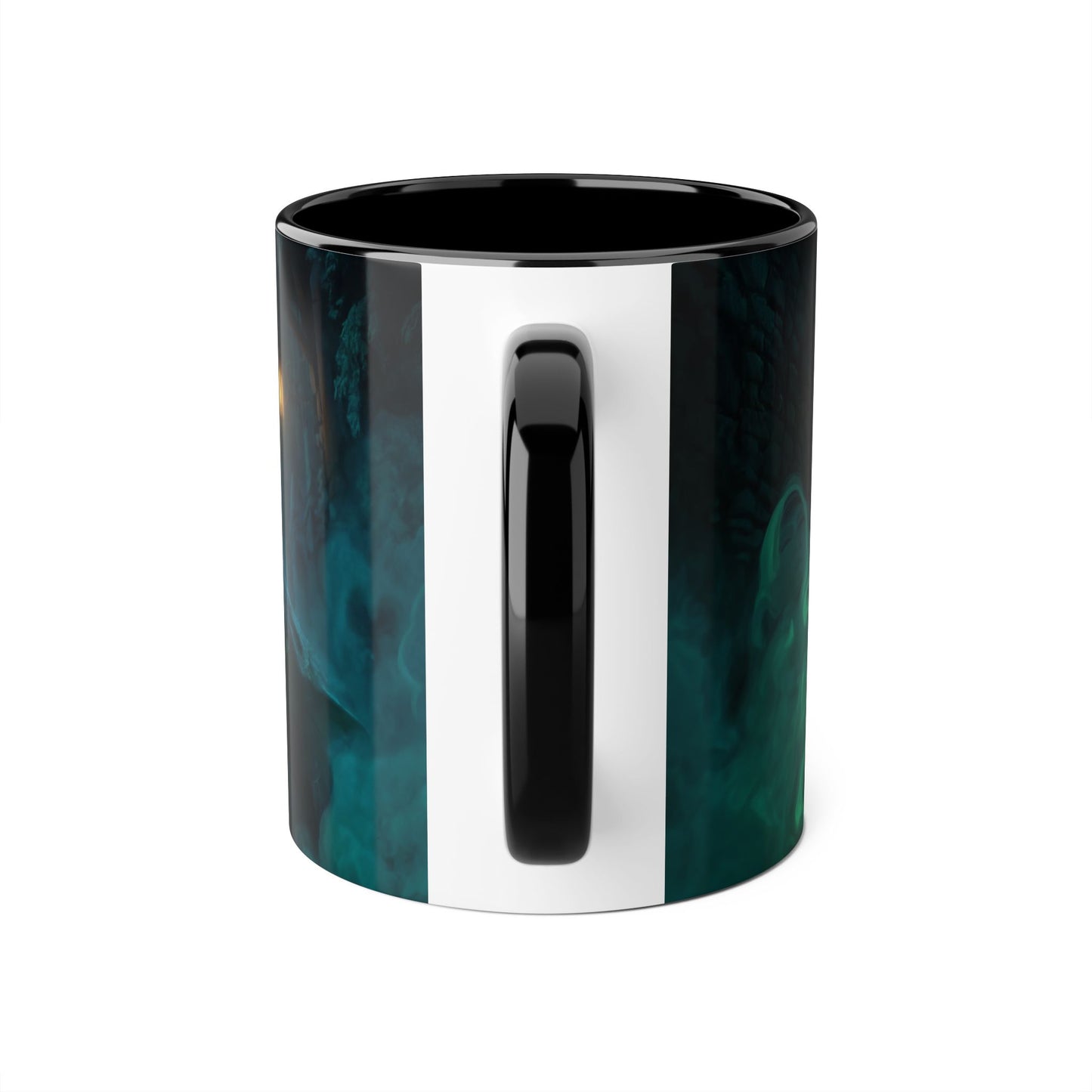 Glimmerblade Elf Warrior Mug – Glowing Green Sword Alley Guardian