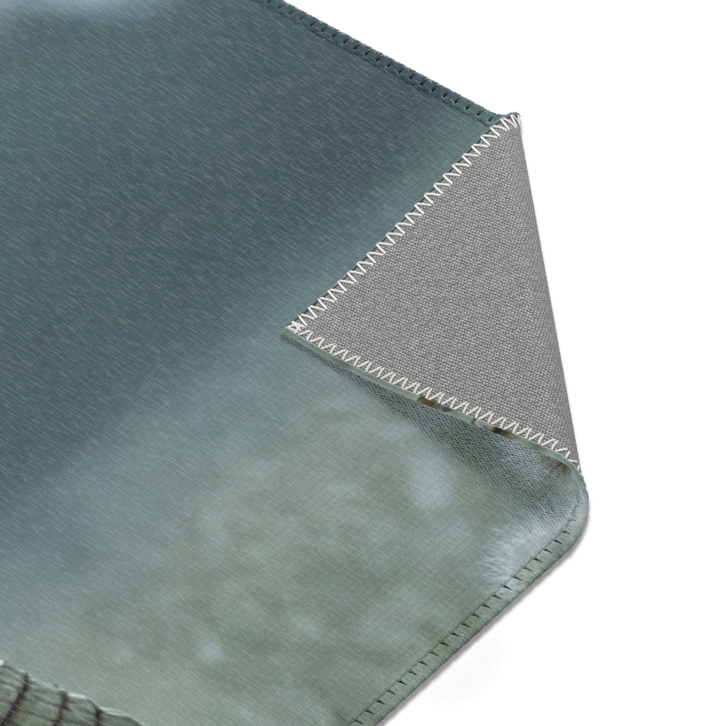 Curious Caiman Rug – Misty Meadow Encounter