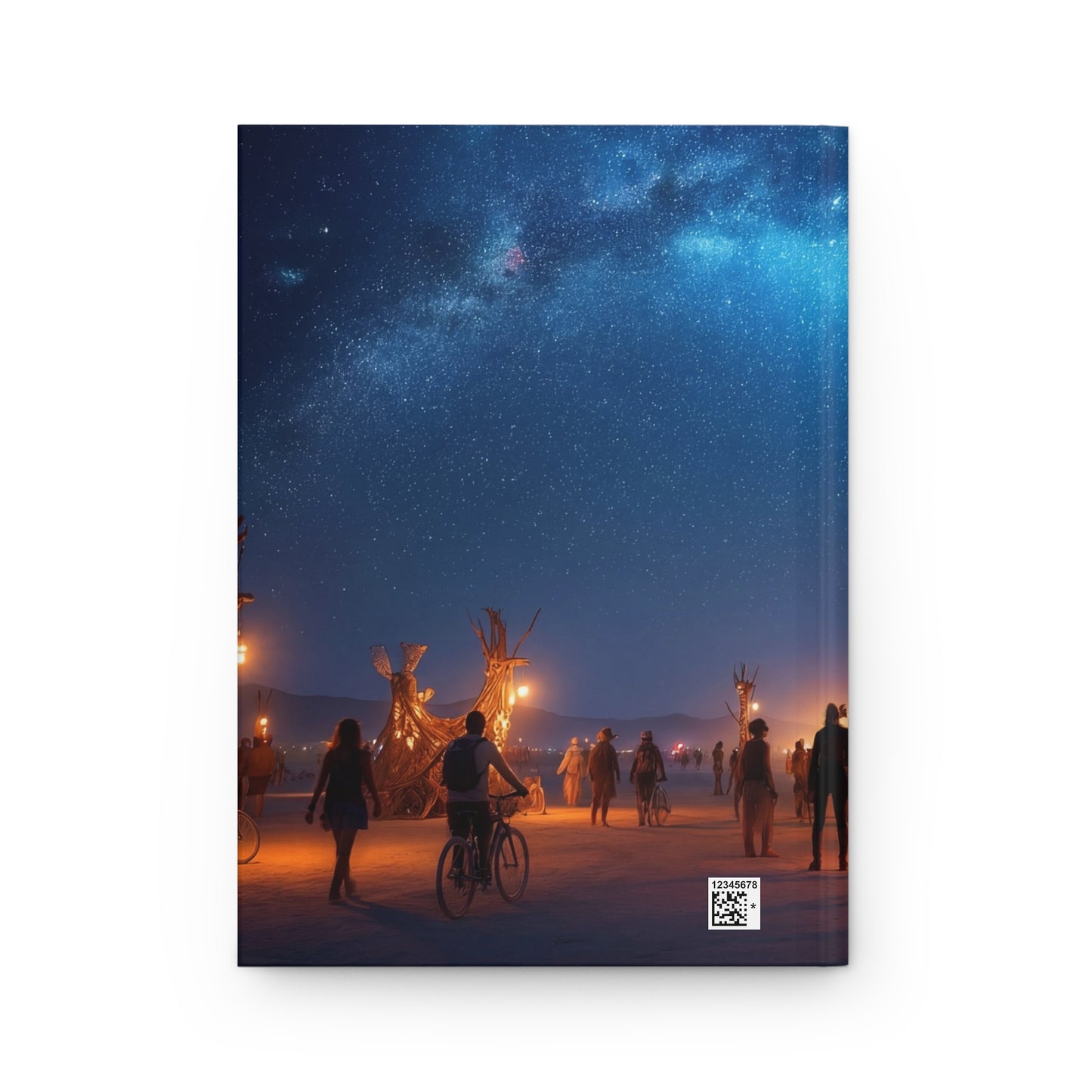 Starlit Desert Shrine Journal Matte – Warm Glow Under Cosmic Canopy