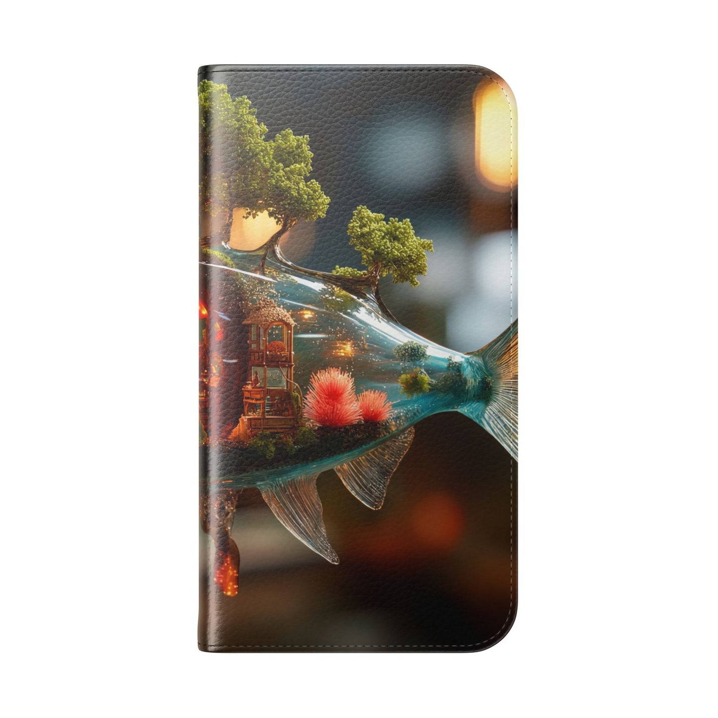 Forest Fish Flip Case – Liquid Glowwood Dreamscape